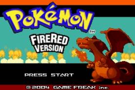 Pokemon Fire Red Title Screen
